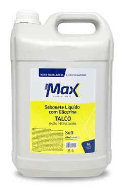 Sabonete Líquido 5 litros Perolado Talco Edumax