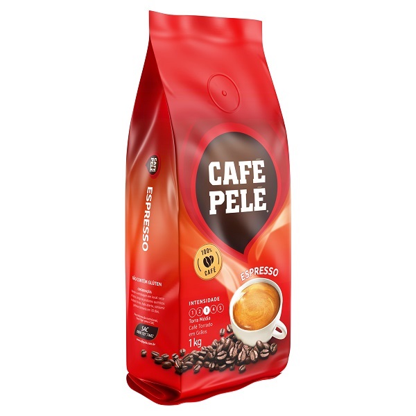 Café em Grãos Pouch Espresso Café Pelé