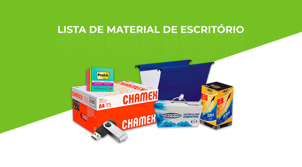 Materiais para escritório