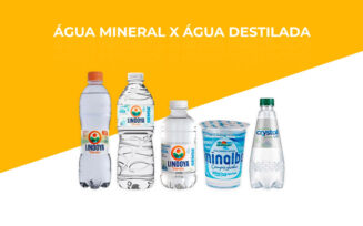 água mineral vs água destilada