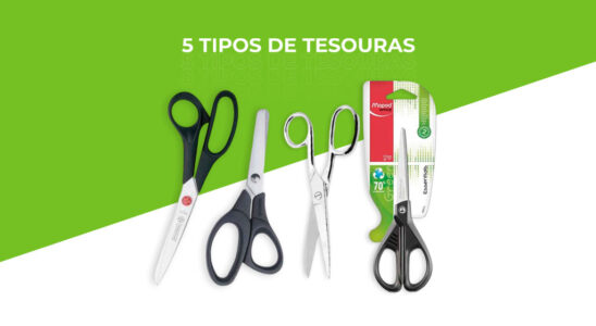 5 tipos de tesoura