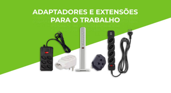 Adaptadores e Extensões para o trabalho
