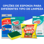 Esponja: descubra a opção certa para cada tipo de limpeza